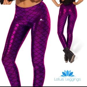 New, Never worn! Mermaid Lotus Leggings!